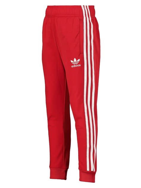 rote breite adidas jogginghose|Rot .